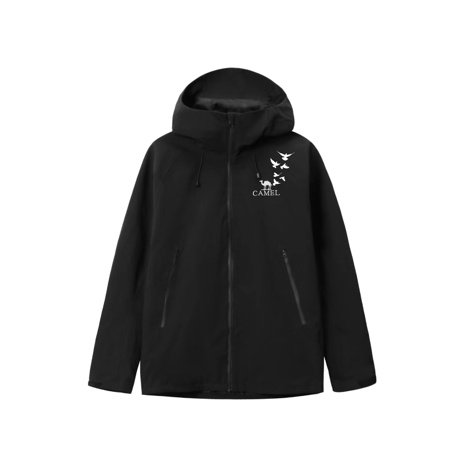 CAMEL Ветровка All weather Unisex Phantom Black с капюшоном
CAMEL Ветровка All weather Unisex Phantom Black с капюшоном