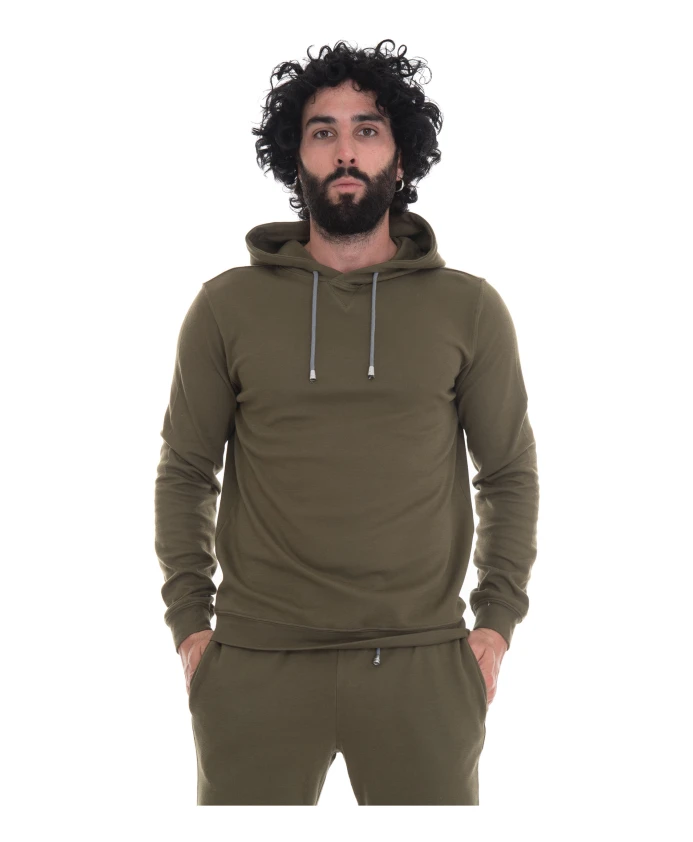 Толстовка с капюшоном из эластичного трикотажа Hindustrie, зеленый
Толстовка с капюшоном из эластичного трикотажа Hindustrie, зеленый