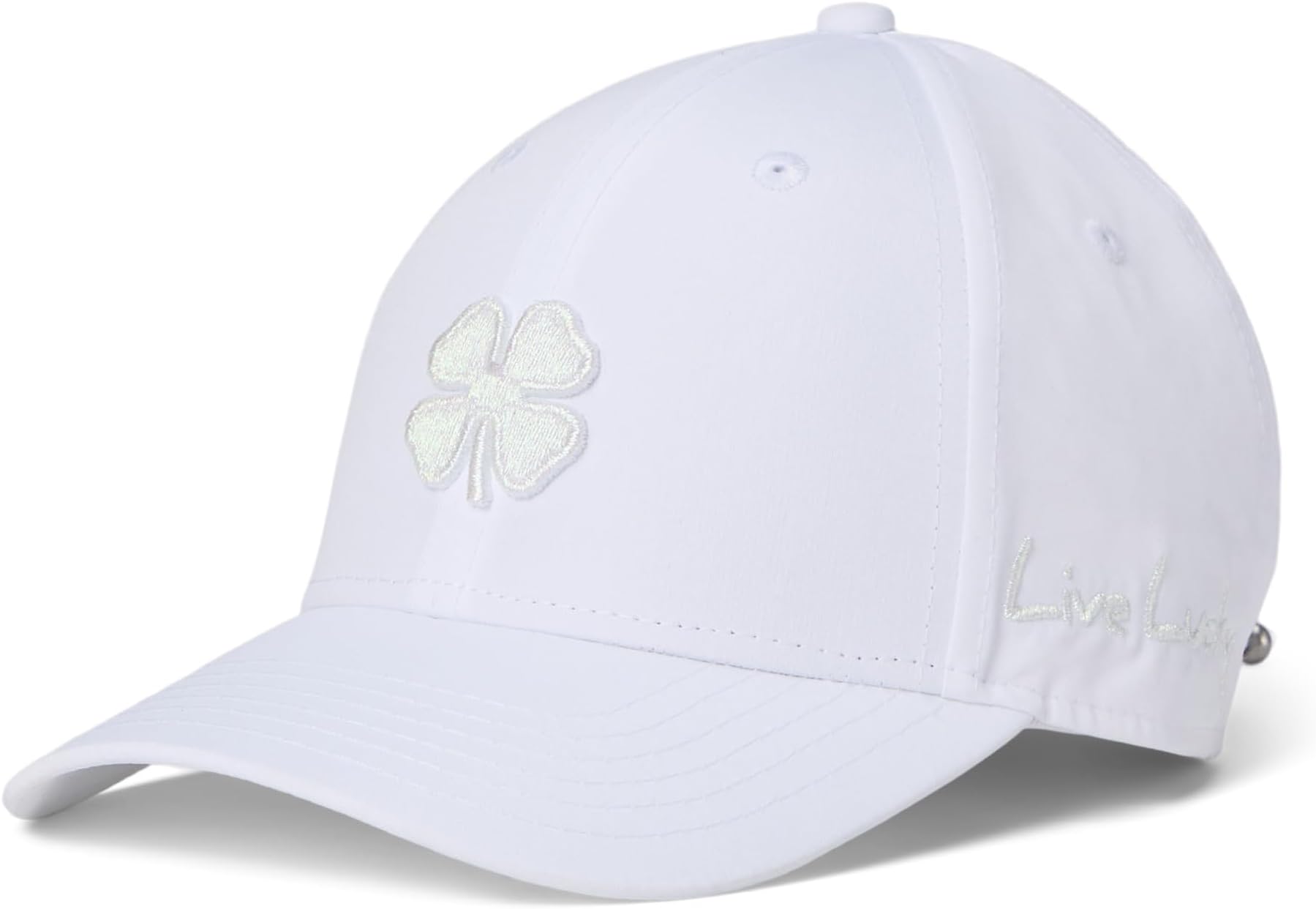 Бейсболка Black Clover Hollywood 22 Adjustable Hat, цвет White Hat/3d White Metallic Clover 
Бейсболка Black Clover Hollywood 22 Adjustable Hat, цвет White Hat/3d White Metallic Clover