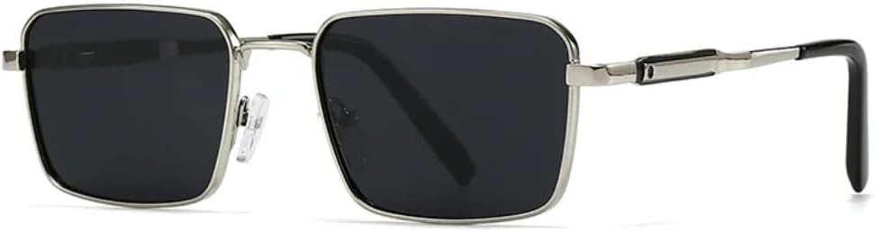 Модные прямоугольные солнцезащитные очки для женщин в стиле ретро, чайные заклепки, мужские панк-солнцезащитные очки с защитой от УФ-излучения UV400 UUPTTPL, C5 Silver Black
Модные прямоугольные солнцезащитные очки для женщин в стиле ретро, чайные заклепки, мужские панк-солнцезащитные очки с защитой от УФ-излучения UV400 UUPTTPL, C5 Silver Black