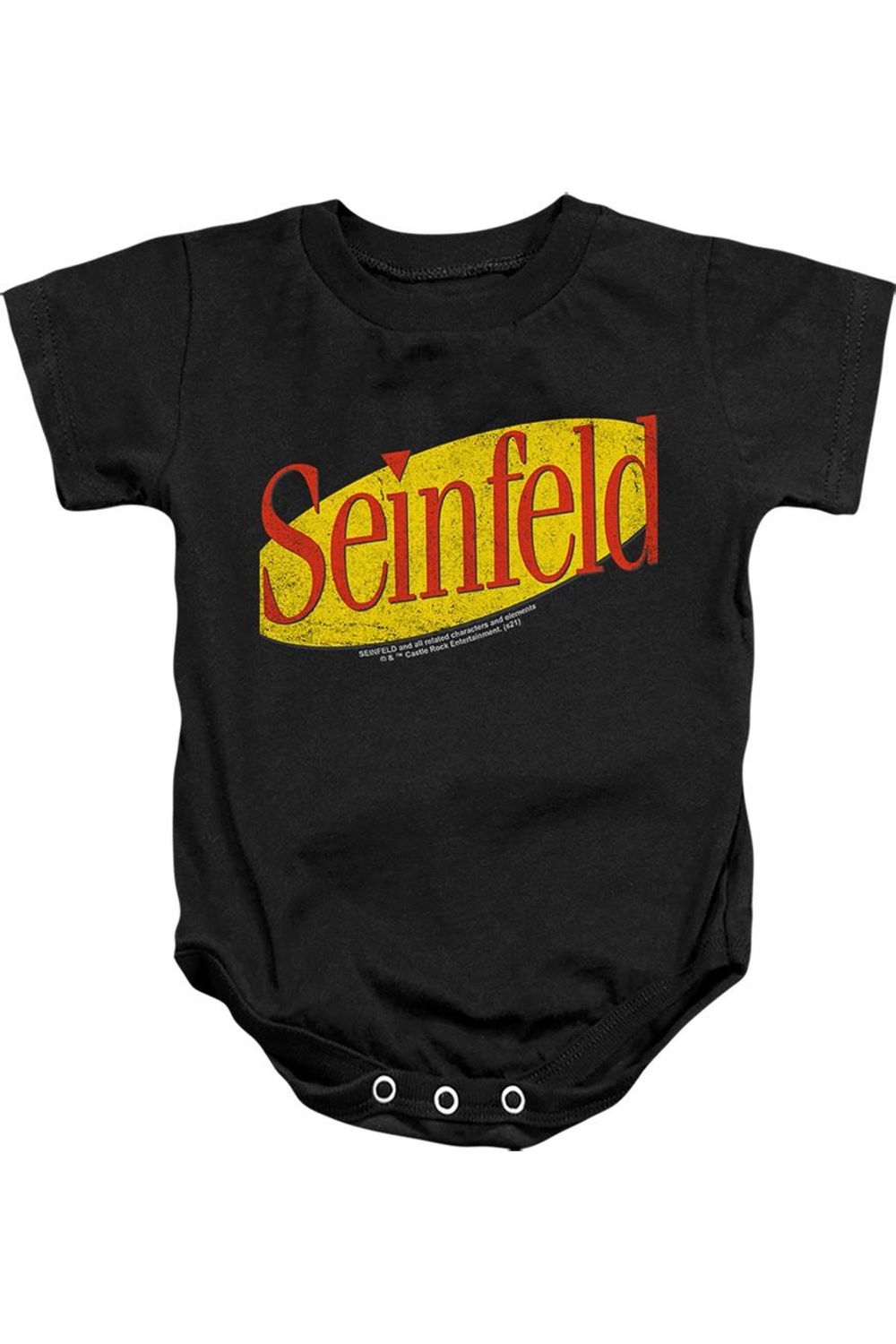 Детский комбинезон с логотипом сериала «Сайнфелд» Gildan, черный
Детский комбинезон с логотипом сериала «Сайнфелд» Gildan, черный