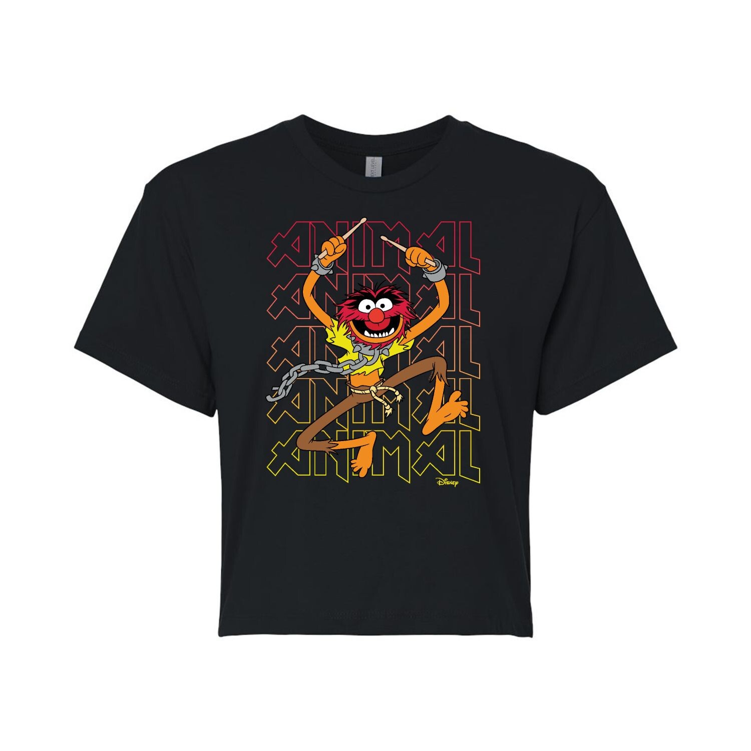 Укороченная футболка Disney's The Muppets Juniors с животными Licensed Character
Укороченная футболка Disney's The Muppets Juniors с животными Licensed Character