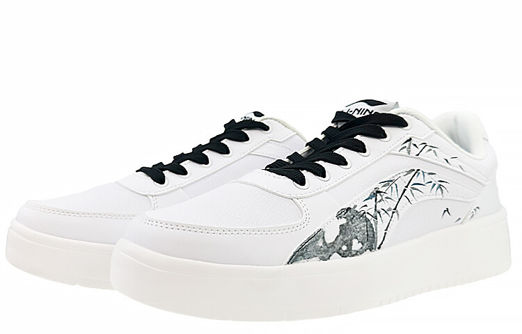 Кроссовки LINING Tianji Series Skateboarding Shoes Men Low-top White/black, белый 
Кроссовки LINING Tianji Series Skateboarding Shoes Men Low-top White/black, белый