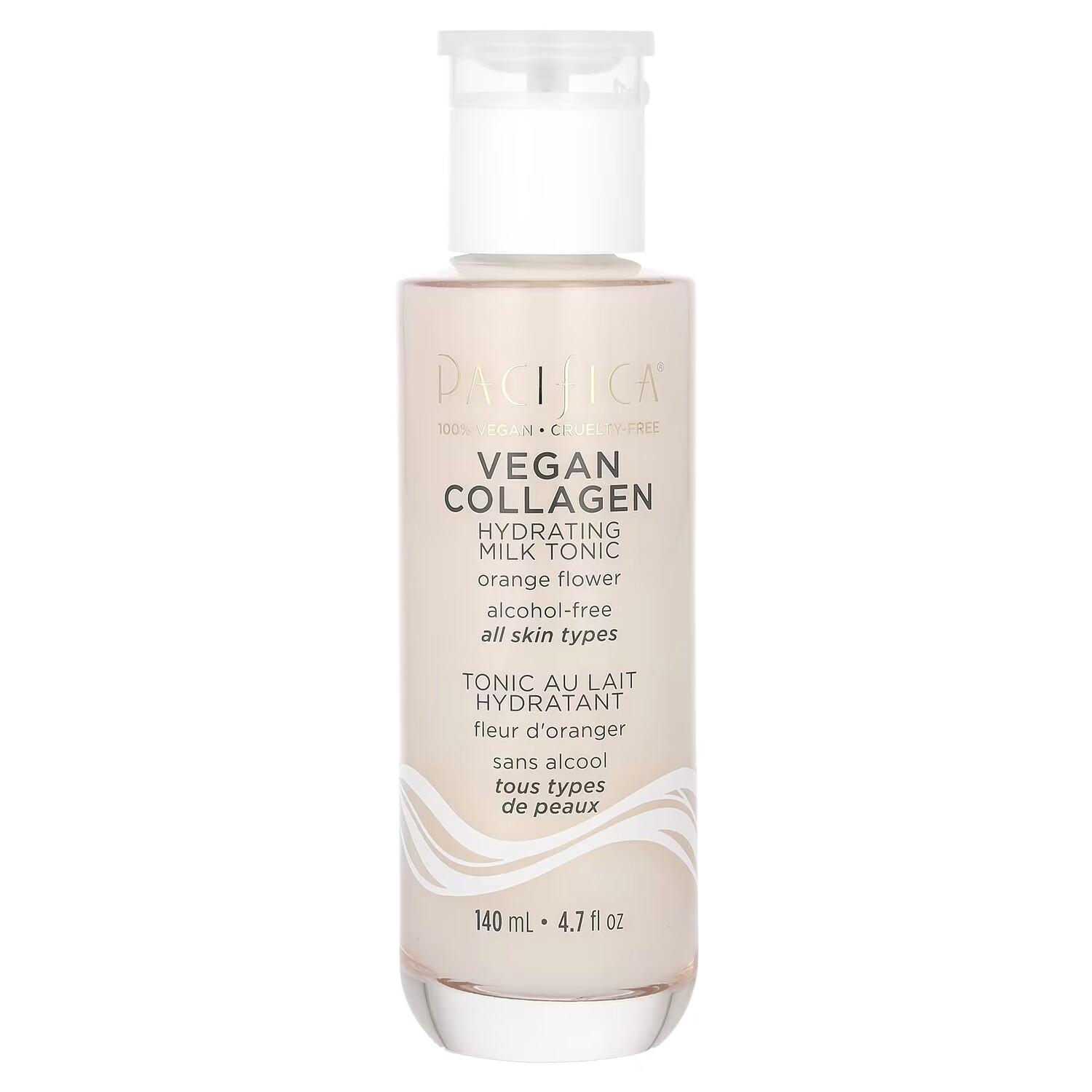 Pacifica Vegan Коллагеновый увлажняющий молочный тоник с цветком апельсина, без спирта, 4,7 жидких унций (140 мл)
Pacifica Vegan Коллагеновый увлажняющий молочный тоник с цветком апельсина, без спирта, 4,7 жидких унций (140 мл)
