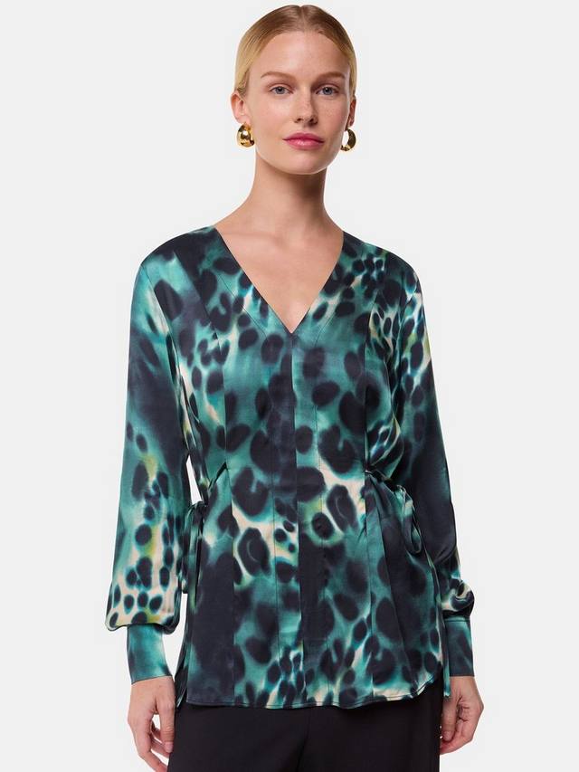 Топ с v-образным вырезом Misty Leopard Whistles, Green/Multi
Топ с v-образным вырезом Misty Leopard Whistles, Green/Multi