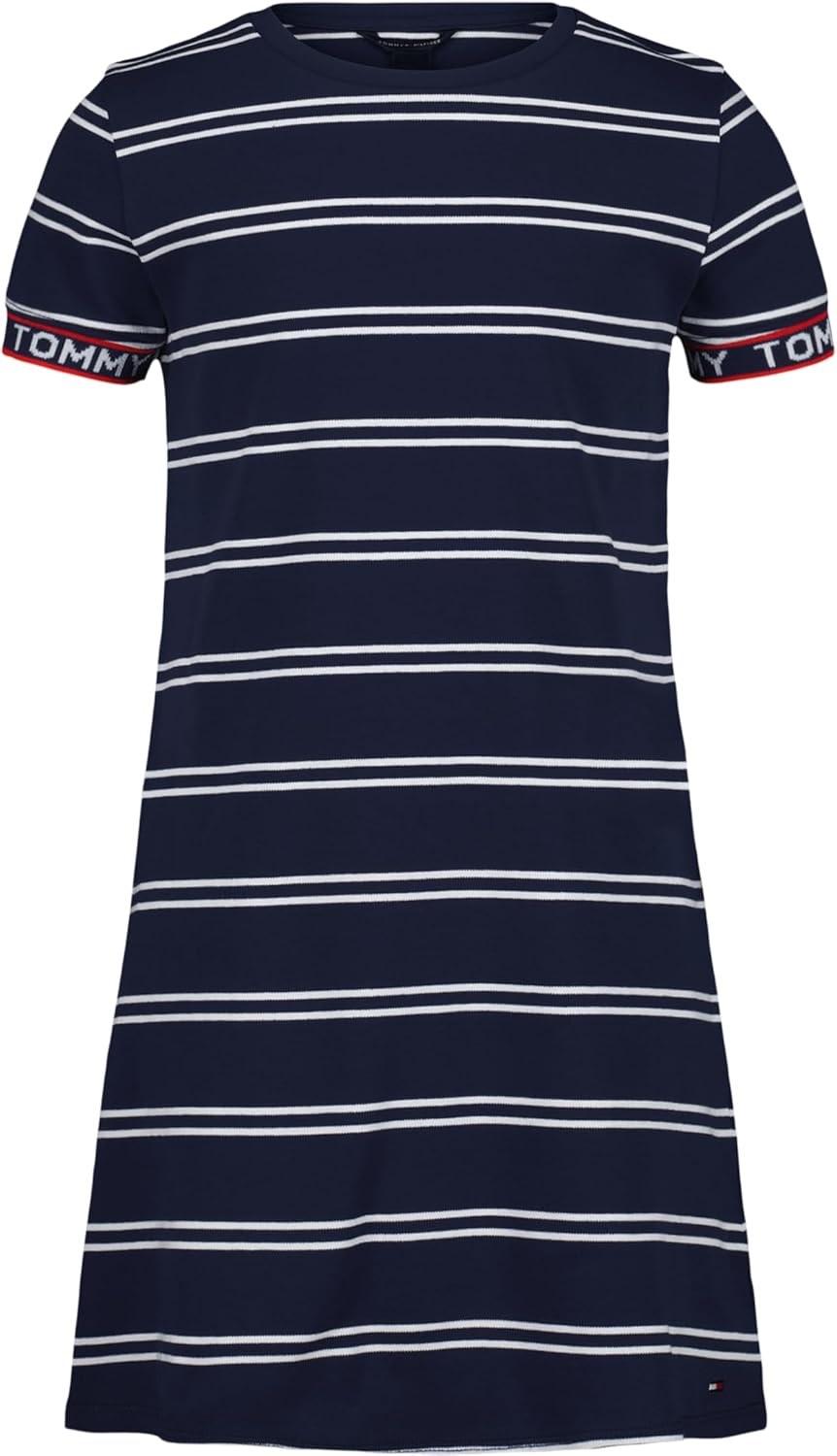 Платье-футболка Tommy Hilfiger для девочек с флагом (для детей старшего возраста), Th Stripe Medieval Blue
Платье-футболка Tommy Hilfiger для девочек с флагом (для детей старшего возраста), Th Stripe Medieval Blue