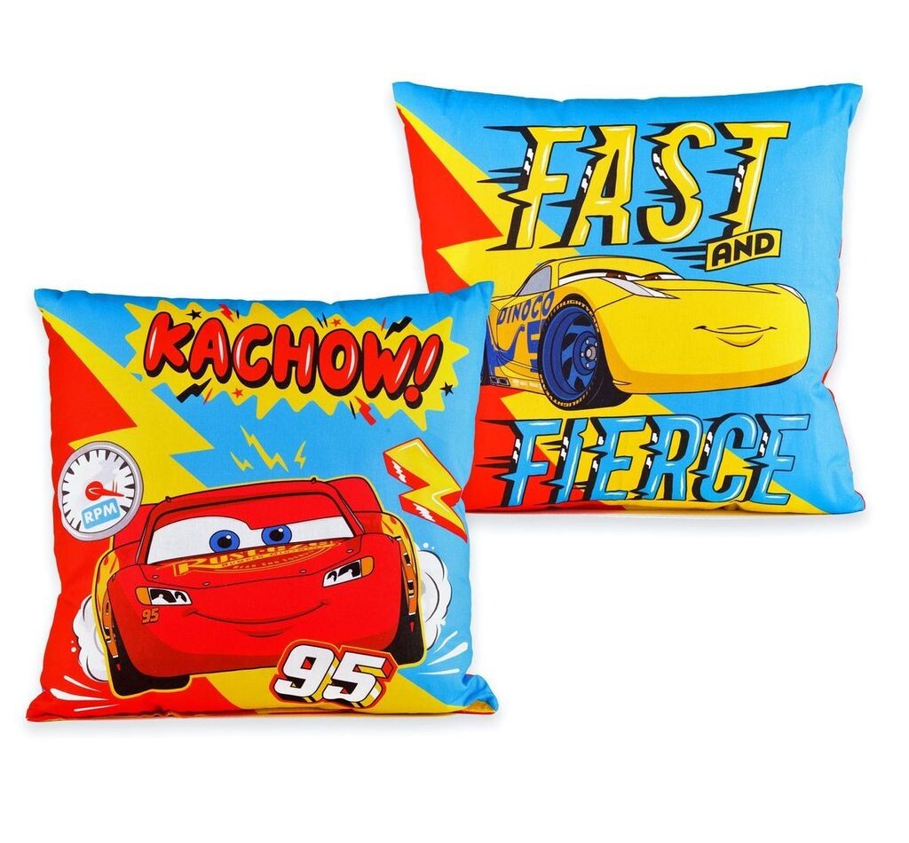 Подушка JACK Renforce 40x40см, включая наполнитель, декоративную подушку Cars Cachow Гоночный автомобиль Fast and Fierce Disney синий красный желтый
Подушка JACK Renforce 40x40см, включая наполнитель, декоративную подушку Cars Cachow Гоночный автомобиль Fast and Fierce Disney синий красный желтый