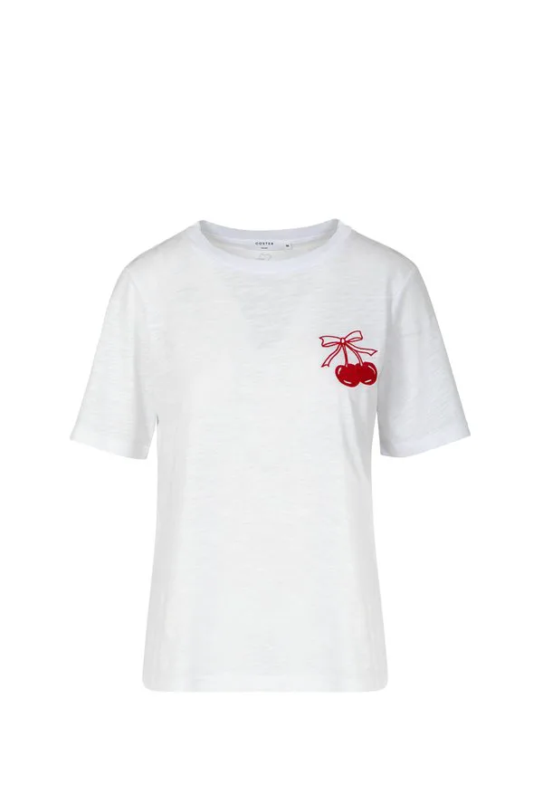Мини-Футболка с принтом вишни Coster Copenhagen, White, Белый, Мини-Футболка с принтом вишни Coster Copenhagen, White
Мини-Футболка с принтом вишни Coster Copenhagen, White, Белый, Мини-Футболка с принтом вишни Coster Copenhagen, White