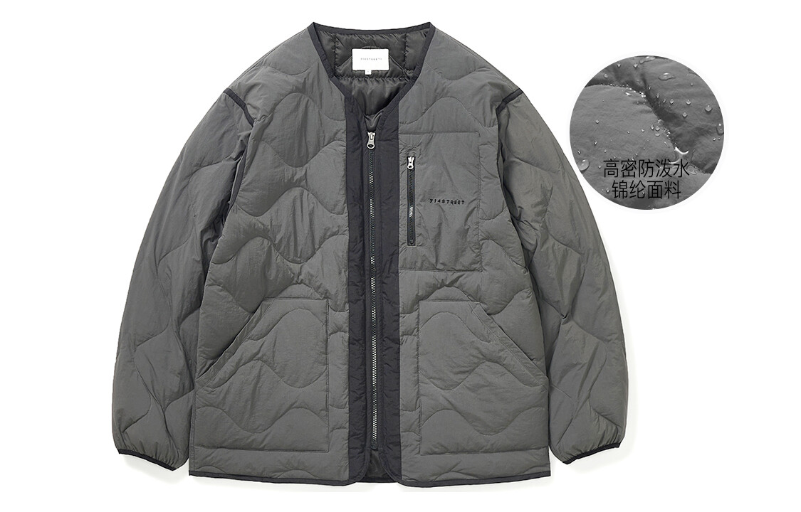 714STREET Пуховик унисекс, Черный/Серый
714STREET Пуховик унисекс, Черный/Серый