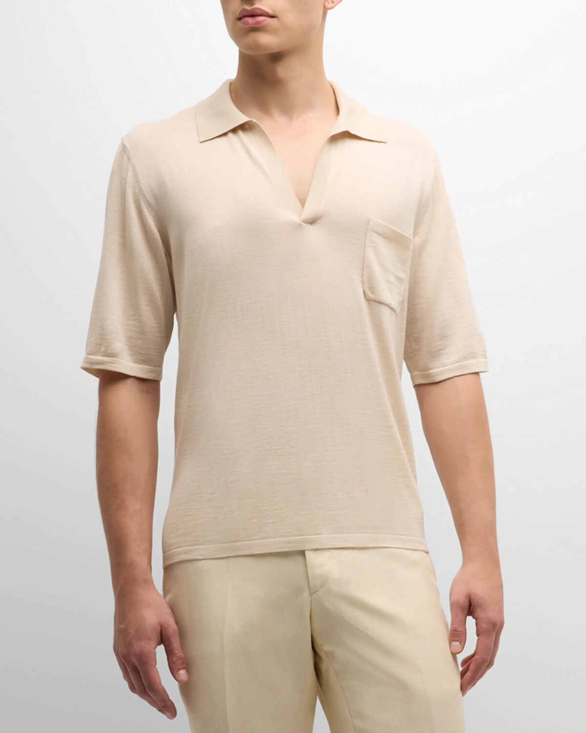 Мужская трикотажная рубашка-поло с воротником Johnny Saint Laurent, цвет Black-Rame
Мужская трикотажная рубашка-поло с воротником Johnny Saint Laurent, цвет Black-Rame