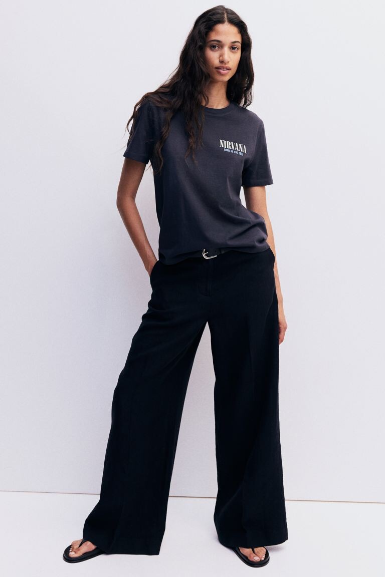 Футболка с мотивом H&M, серый
Футболка с мотивом H&M, серый