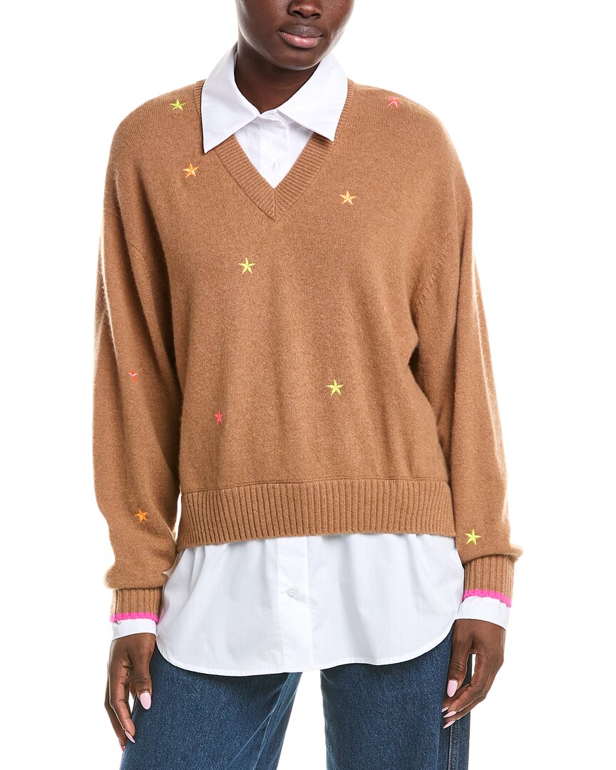 Брод Кашемир Стар Ширтинг V-образный кашемировый свитер Brodie Cashmere, коричневый
Брод Кашемир Стар Ширтинг V-образный кашемировый свитер Brodie Cashmere, коричневый