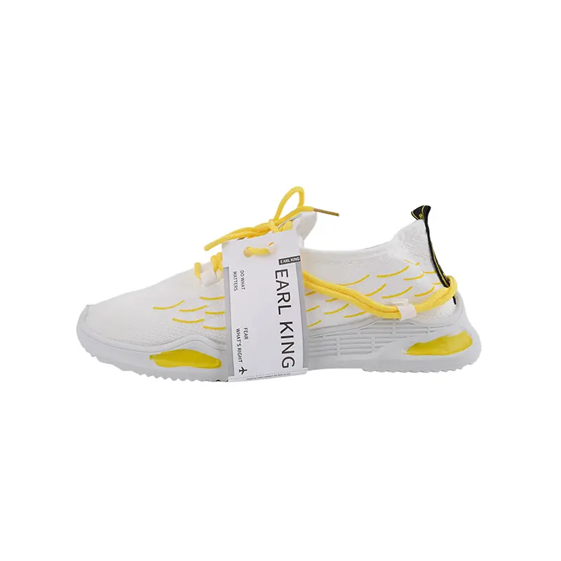 Earl king Дышащие и износостойкие мужские низкие кеды бело-желтые, цвет White Yellow
Earl king Дышащие и износостойкие мужские низкие кеды бело-желтые, цвет White Yellow