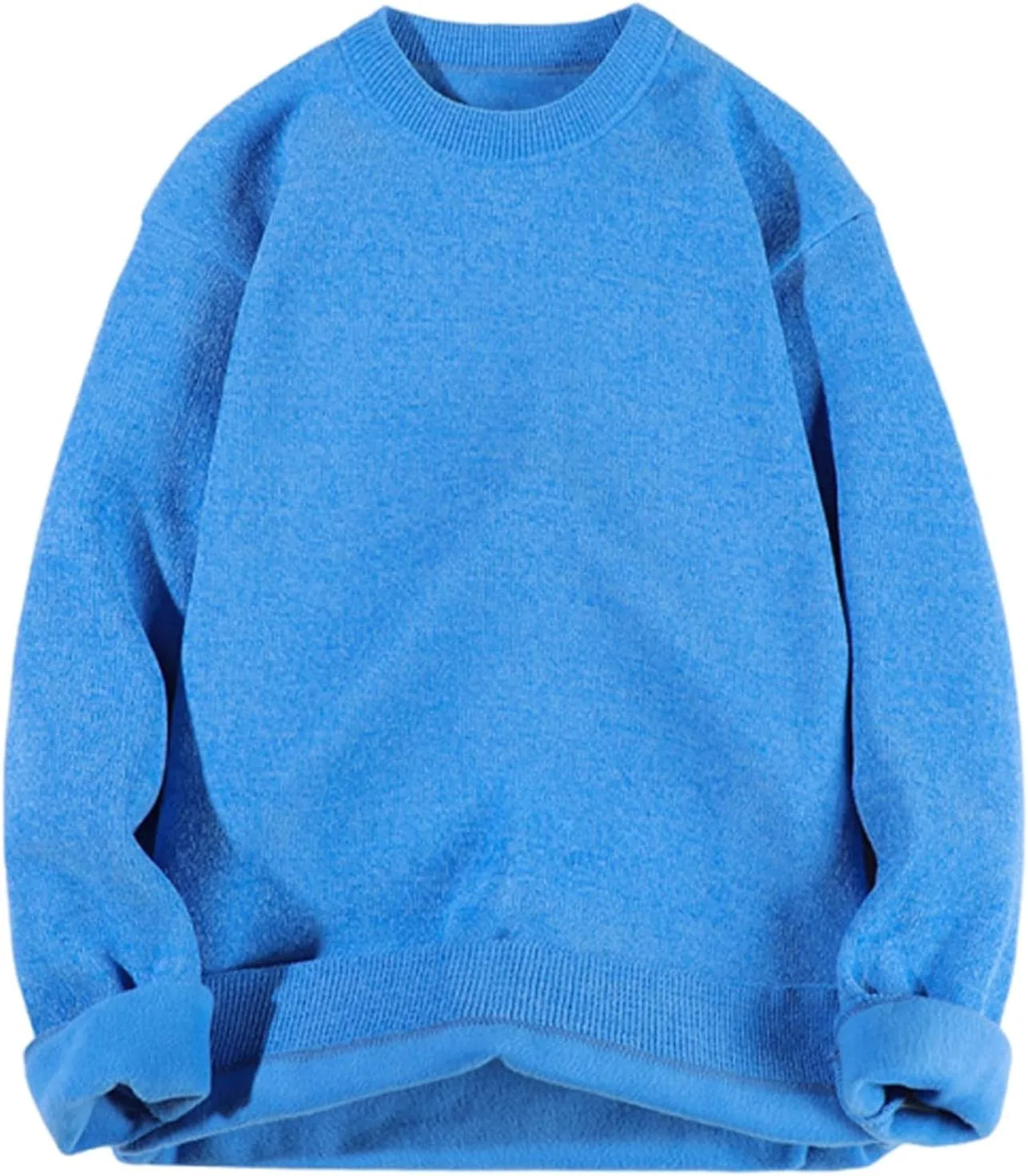 Мужской теплый флисовый свитер оверсайз с длинным рукавом QUNPIU
Мужской теплый флисовый свитер оверсайз с длинным рукавом QUNPIU