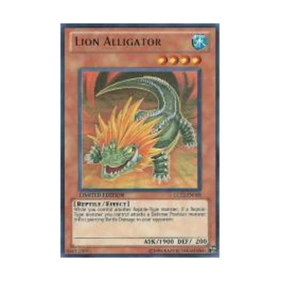 CCG Лев-аллигатор (очень редкий), Yu-Gi-Oh - Legendary Collection 2 - Singles
CCG Лев-аллигатор (очень редкий), Yu-Gi-Oh - Legendary Collection 2 - Singles