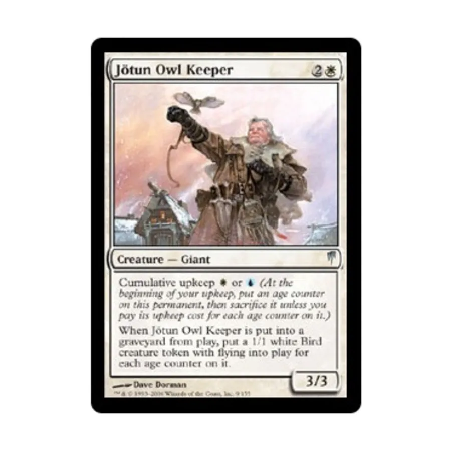 CCG Йотун-хранитель сов (U), MTG - Coldsnap
CCG Йотун-хранитель сов (U), MTG - Coldsnap