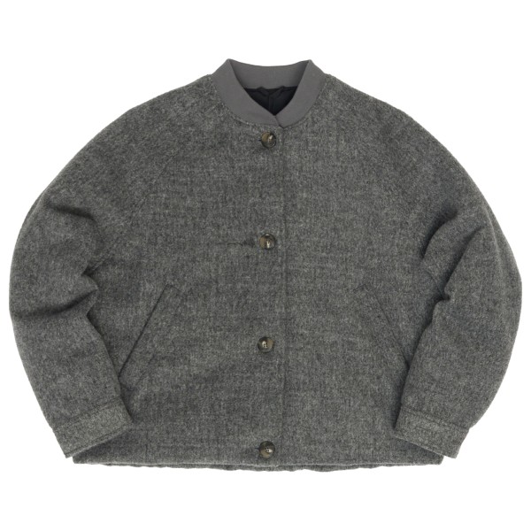 Женская куртка-бомбер из веганской шерсти - куртка для отдыха Mazine, Anthracite Melange
Женская куртка-бомбер из веганской шерсти - куртка для отдыха Mazine, Anthracite Melange