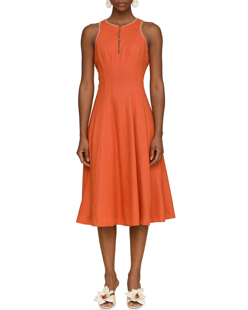 Avec Les Filles Халтер платье фасона свинг с панелями, коричневый
Avec Les Filles Халтер платье фасона свинг с панелями, коричневый