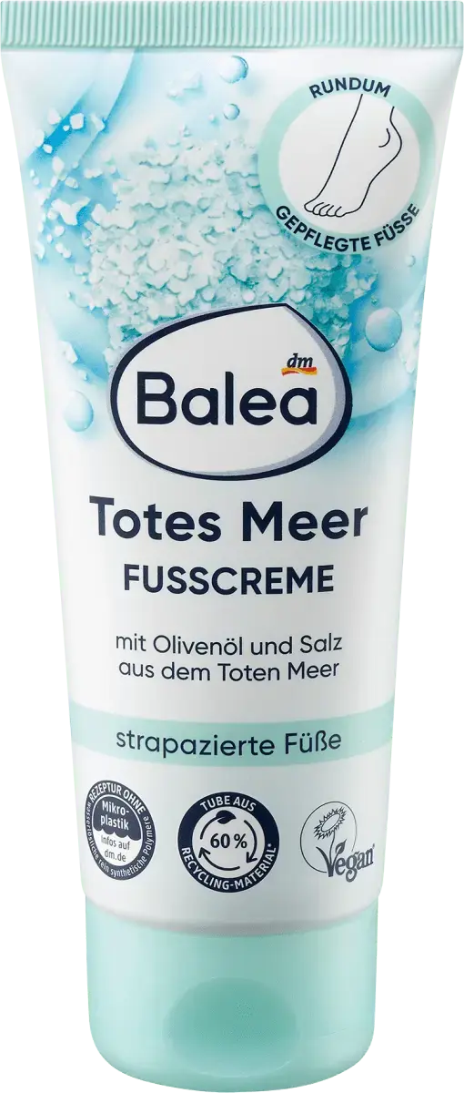 Крем для ног Мертвое море 100мл Balea
Крем для ног Мертвое море 100мл Balea