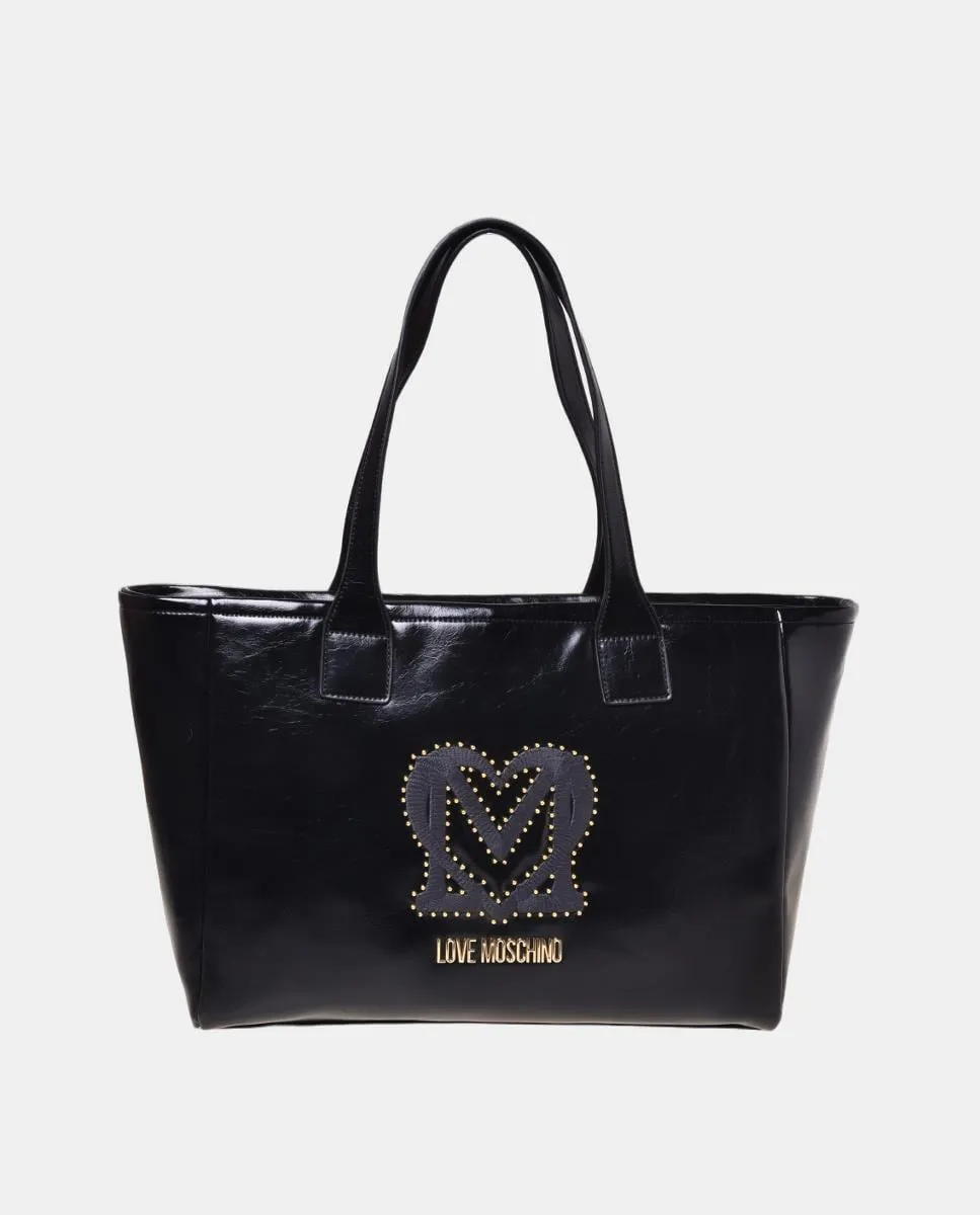 Большая сумка через плечо Love Moschino, черный
Большая сумка через плечо Love Moschino, черный