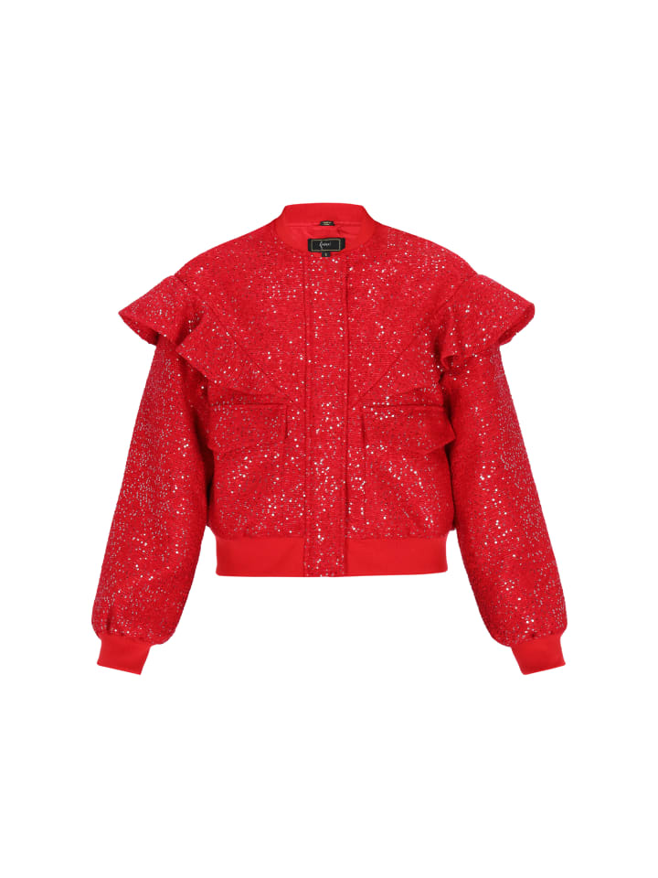 Faina Женский пиджак красного цвета
Faina Женский пиджак красного цвета