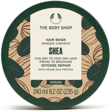 The Body Shop Восстанавливающая маска для волос с маслом ши, 240 мл
The Body Shop Восстанавливающая маска для волос с маслом ши, 240 мл