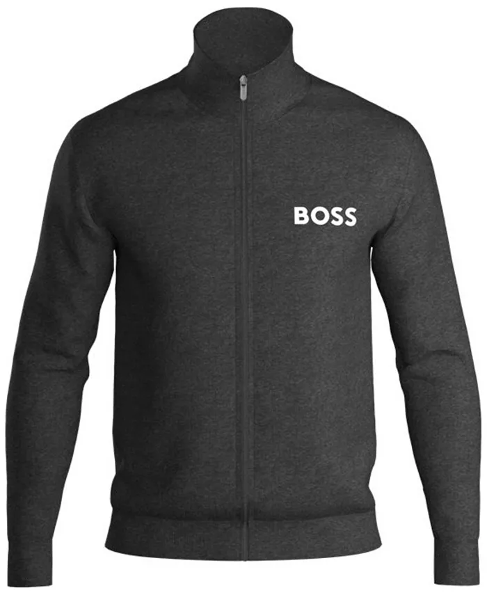 Мужская полнозамковая толстовка с логотипом Ease Hugo Boss, серый
Мужская полнозамковая толстовка с логотипом Ease Hugo Boss, серый
