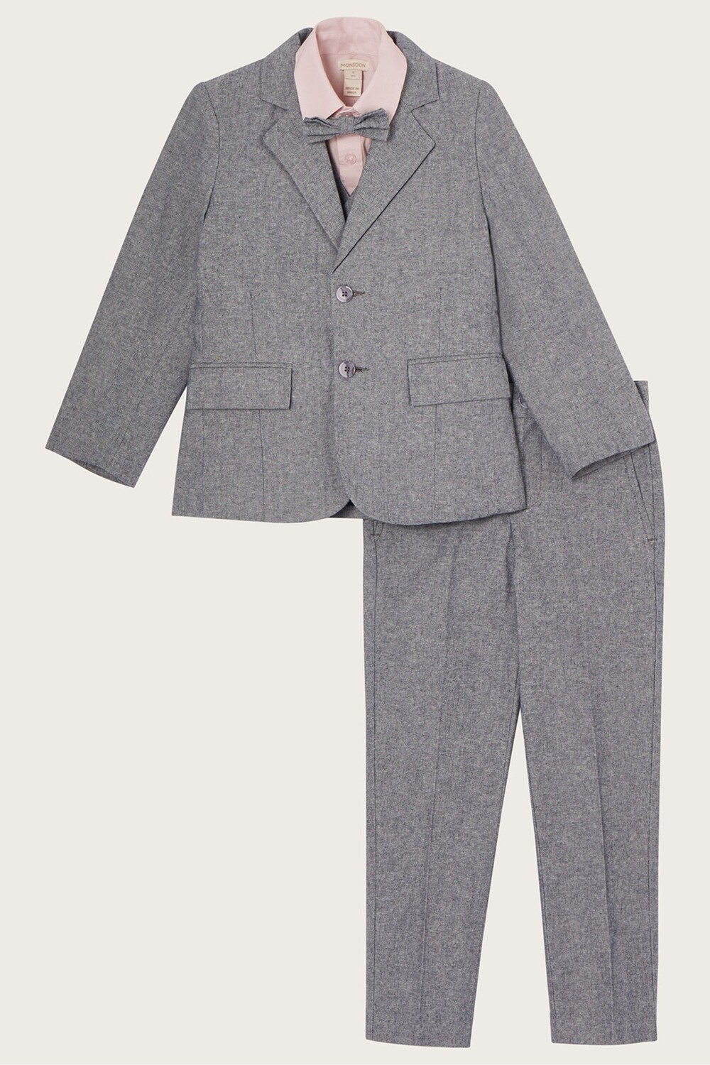 Серый костюм-пятерка с галстуком-бабочкой Monsoon Monsoon, серый
Серый костюм-пятерка с галстуком-бабочкой Monsoon Monsoon, серый