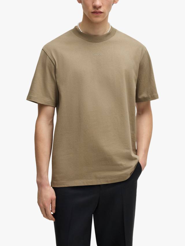 Хлопчатобумажная футболка свободного кроя с коротким рукавом HUGO BOSS, цвет Medium Brown
Хлопчатобумажная футболка свободного кроя с коротким рукавом HUGO BOSS, цвет Medium Brown