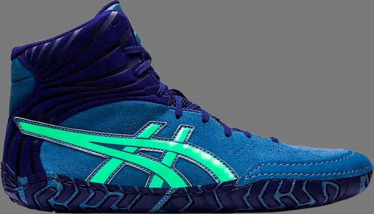 Кроссовки aggressor 5 'azure new leaf' Asics, синий 
Кроссовки aggressor 5 'azure new leaf' Asics, синий