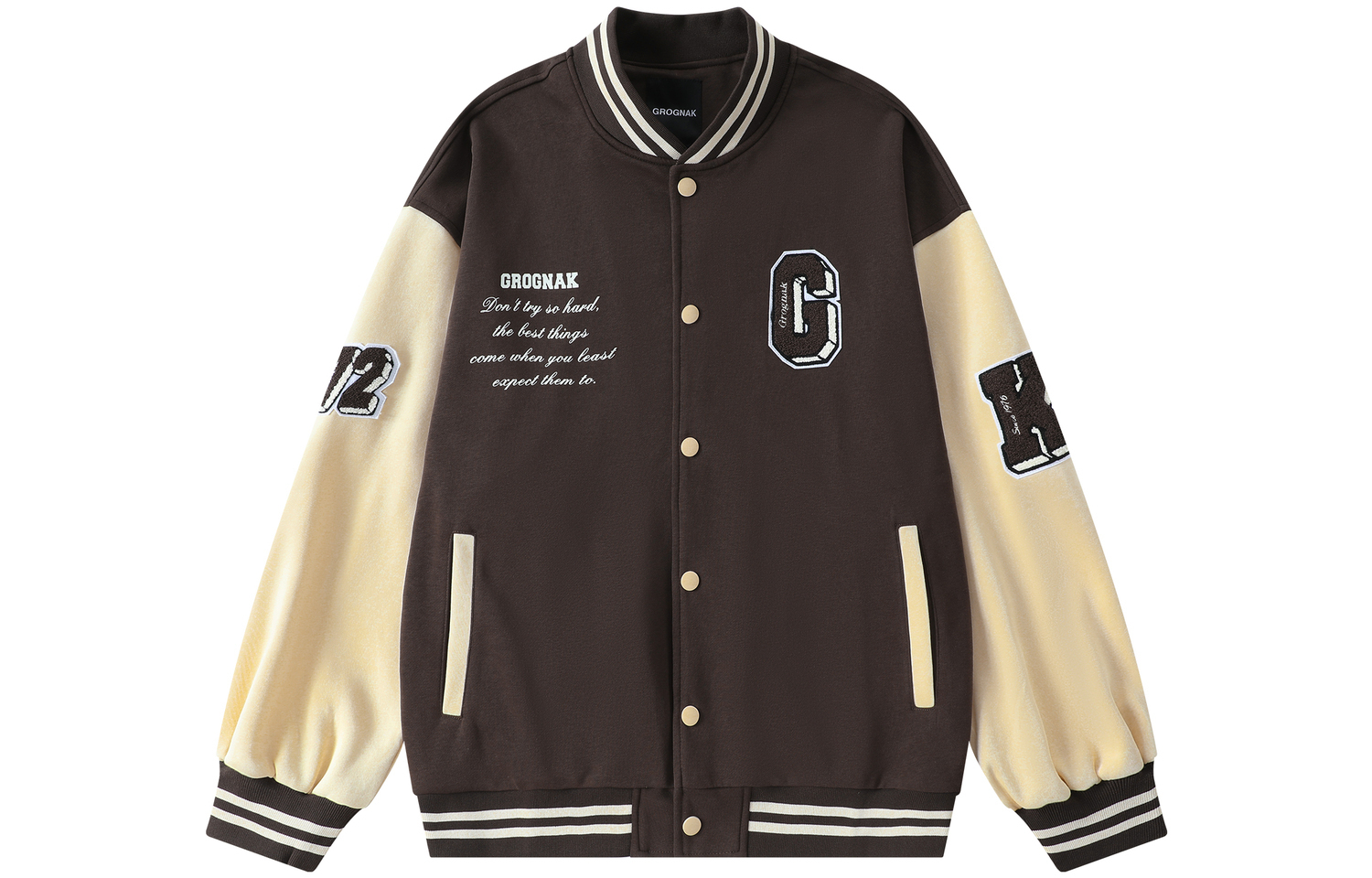 GROGNAK Бейсбольная майка унисекс, Coffee
GROGNAK Бейсбольная майка унисекс, Coffee