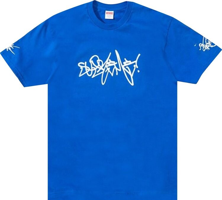 Футболка Supreme Rammellzee Tag Tee 'Royal', синий 
Футболка Supreme Rammellzee Tag Tee 'Royal', синий