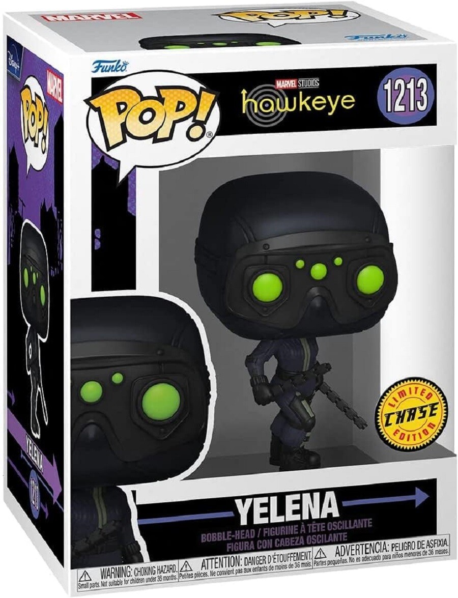 Фигурка Funko POP! Marvel: Hawkeye - Yelena Belova (Black Widow) Limited Edition Chase
Фигурка Funko POP! Marvel: Hawkeye - Yelena Belova (Black Widow) Limited Edition Chase