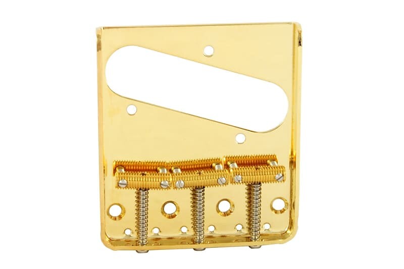 Подседельный мост Vintage Style 3 для Fender Telecaster — ЗОЛОТО Allparts TB-0020-002
Подседельный мост Vintage Style 3 для Fender Telecaster — ЗОЛОТО Allparts TB-0020-002