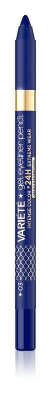 Водостойкая гелевая подводка для глаз Eveline Cosmetics Variété, оттенок 03 Blue 1 szt.
Водостойкая гелевая подводка для глаз Eveline Cosmetics Variété, оттенок 03 Blue 1 szt.