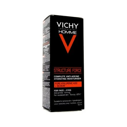 Vichy Homme Structure Force Увлажняющий мужской крем для лица против морщин 50 мл
Vichy Homme Structure Force Увлажняющий мужской крем для лица против морщин 50 мл