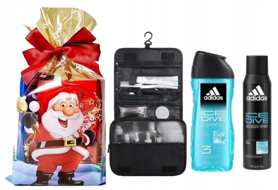 Мужской набор косметики Adidas Ice Dive с косметичкой, рождественский подарок
Мужской набор косметики Adidas Ice Dive с косметичкой, рождественский подарок