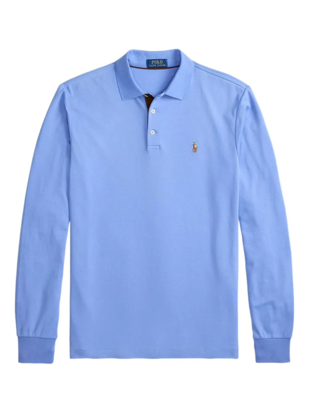 Polo Ralph Lauren рубашка поло с длинными рукавами, синий 
Polo Ralph Lauren рубашка поло с длинными рукавами, синий