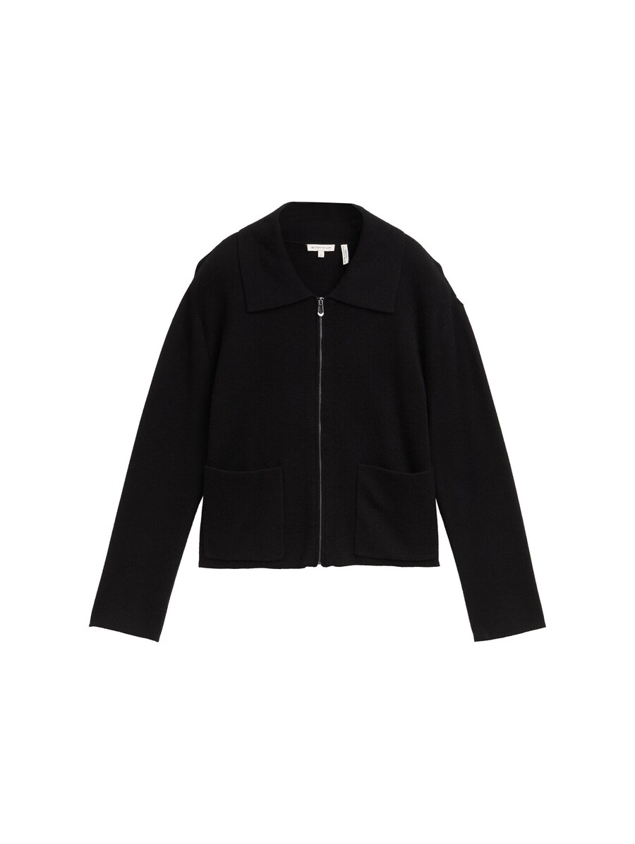 Вязаный кардиган TOM TAILOR, черный
Вязаный кардиган TOM TAILOR, черный