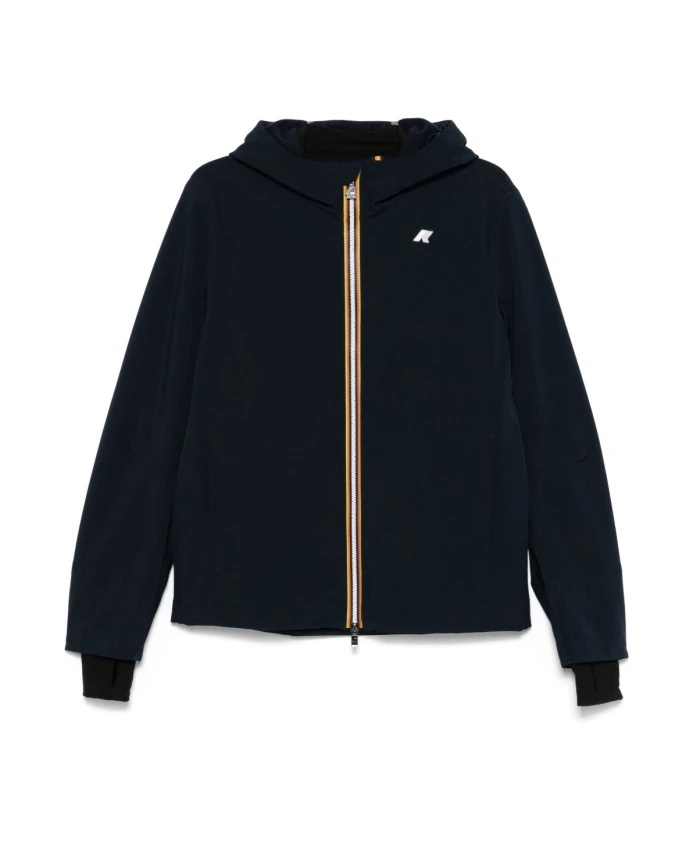 Синяя водонепроницаемая ветрозащитная куртка с капюшоном K-Way, синий
Синяя водонепроницаемая ветрозащитная куртка с капюшоном K-Way, синий