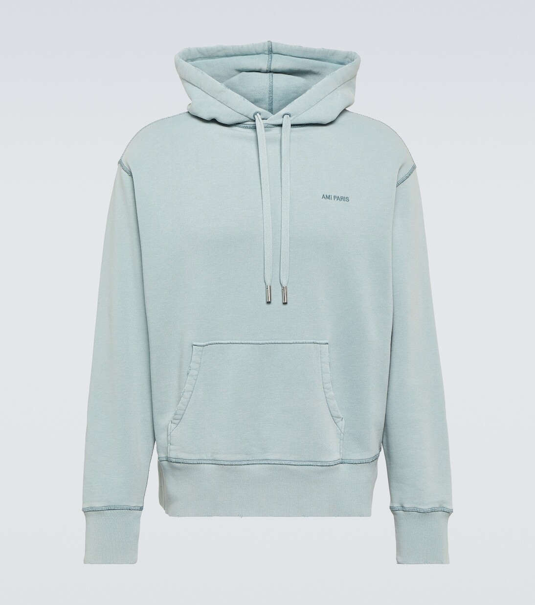 Худи из хлопкового джерси с логотипом Ami Paris, синий
Худи из хлопкового джерси с логотипом Ami Paris, синий