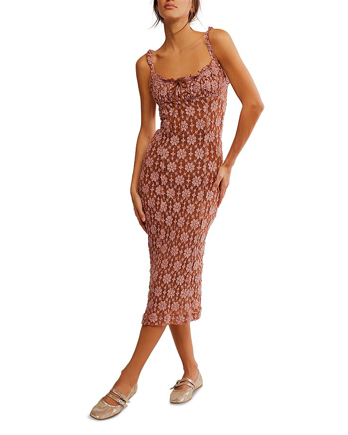 Люсинда Платье миди Free People, коричневый
Люсинда Платье миди Free People, коричневый