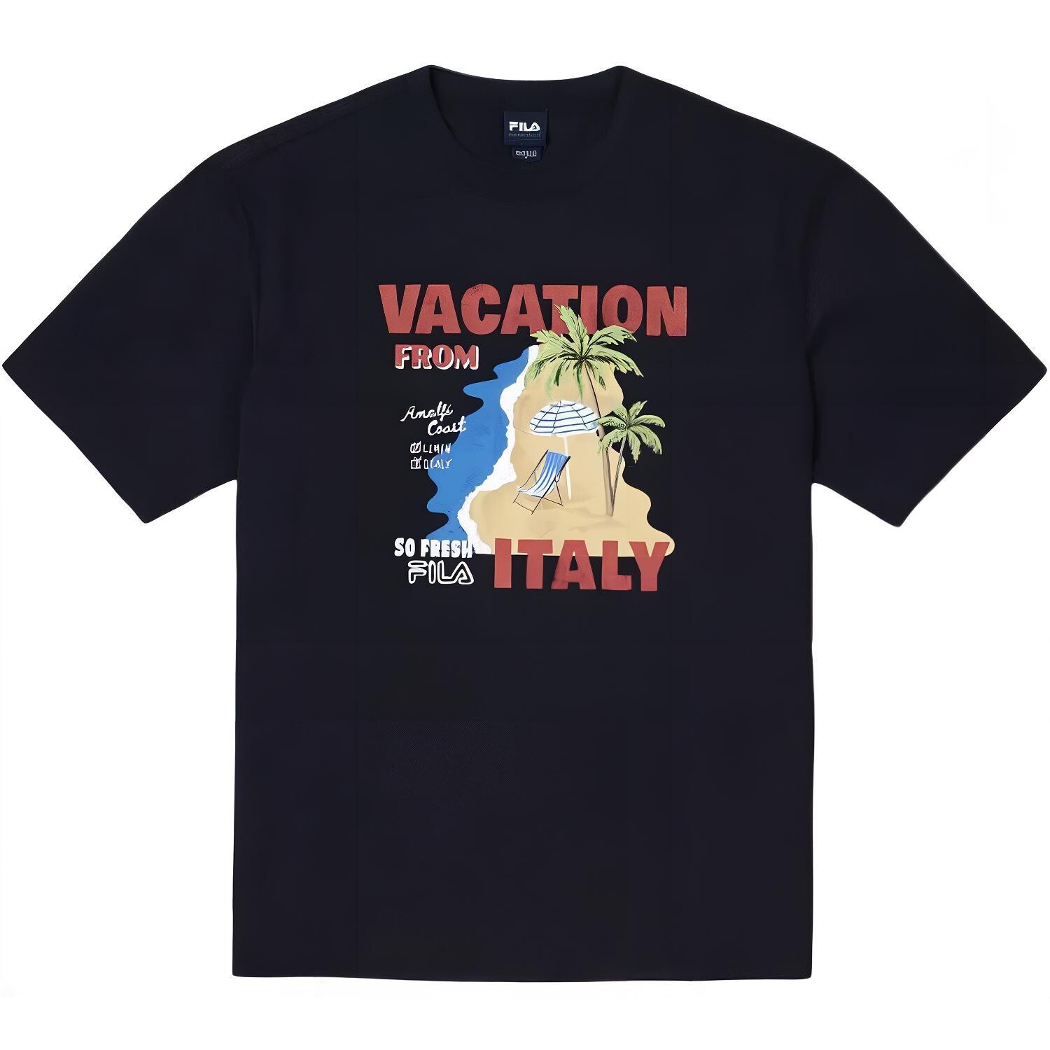 Футболка унисекс черная Fila, черный
Футболка унисекс черная Fila, черный