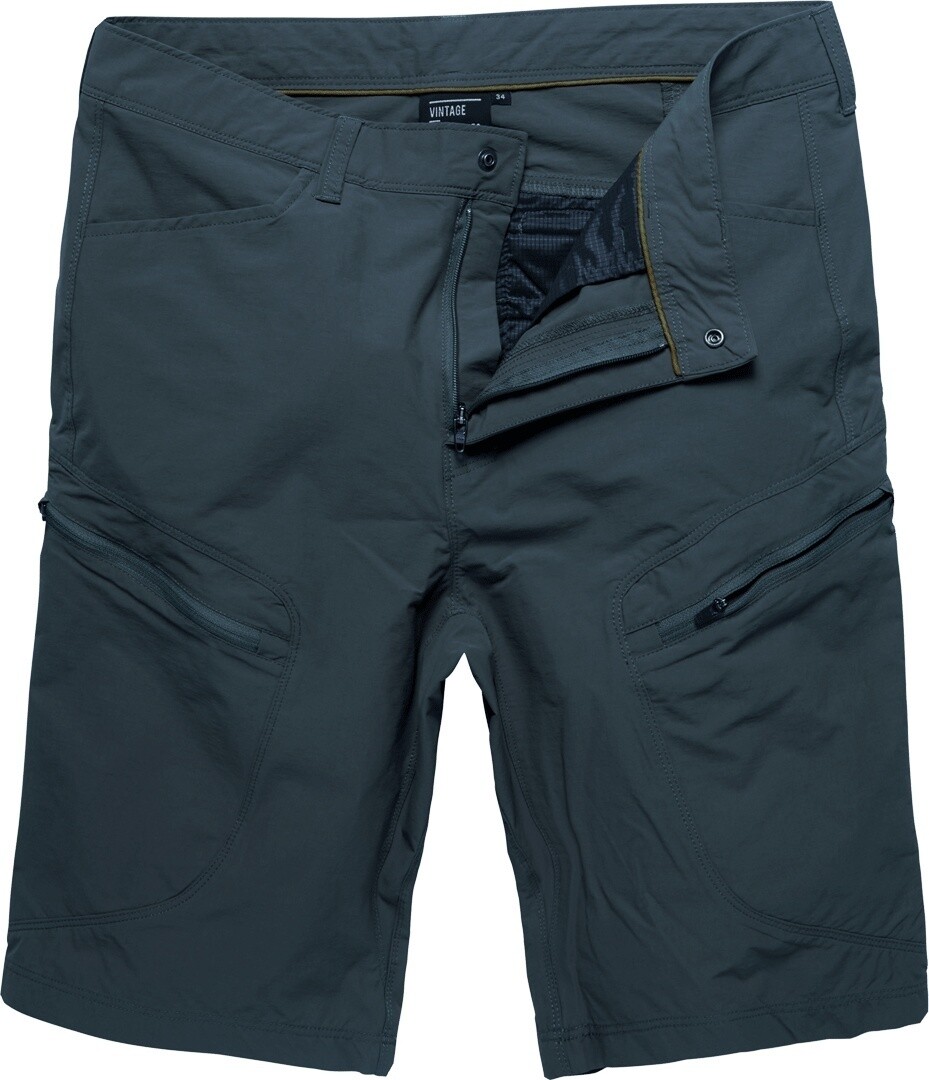 Шорты Vintage Industries Trussley, бирюзовые 
Шорты Vintage Industries Trussley, бирюзовые