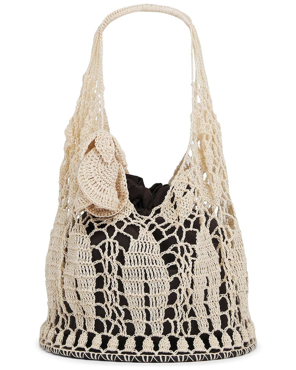 Маленькая вязаная сумка Devana Magda Butrym, Cream
Маленькая вязаная сумка Devana Magda Butrym, Cream