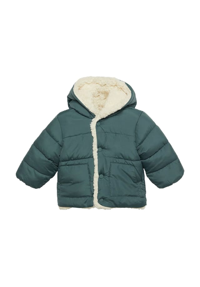 Стеганая куртка с застежкой-кнопкой и капюшоном для младенцев и детей ясельного возраста S.Oliver, мультиколор