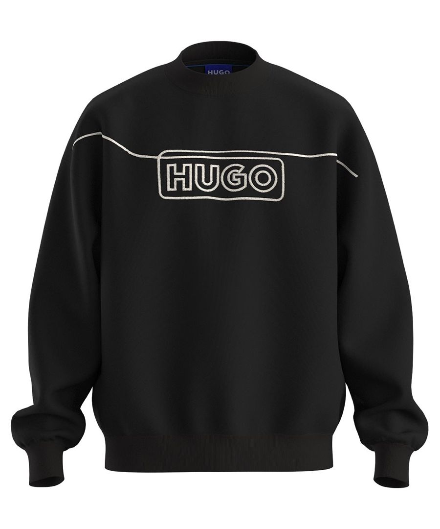 Мужская толстовка оверсайз с круглым вырезом Hugo Boss, Black
Мужская толстовка оверсайз с круглым вырезом Hugo Boss, Black