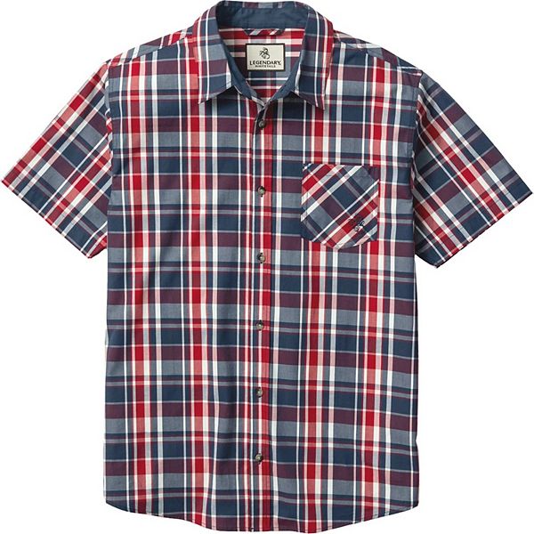 Мужская поплиновая рубашка с коротким рукавом Legendary Whitetails, Old Glory Plaid
Мужская поплиновая рубашка с коротким рукавом Legendary Whitetails, Old Glory Plaid