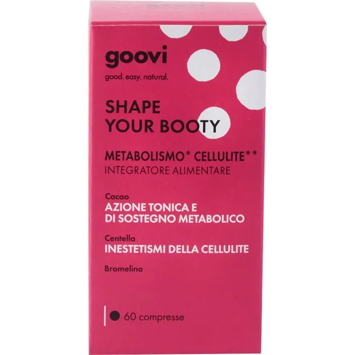 Goovi Shape Your Booty 60 таблеток для метаболизма липидов
Goovi Shape Your Booty 60 таблеток для метаболизма липидов