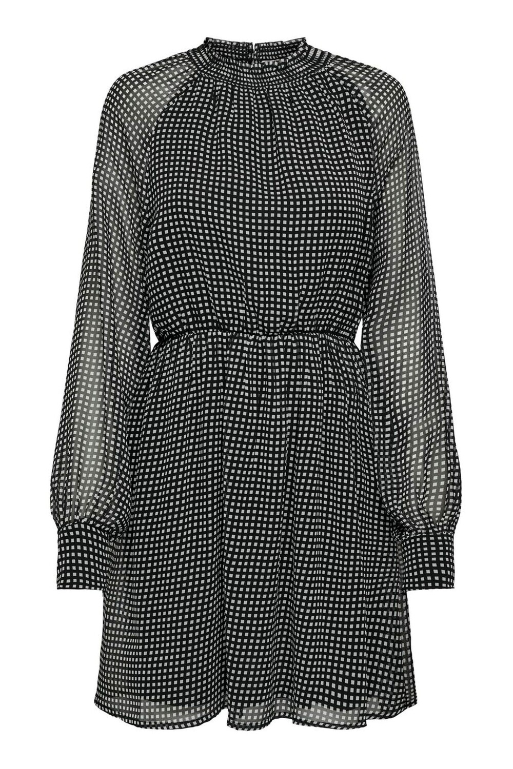 Мини платье с длинными рукавами, высоким воротом и поясом Only, черный
Мини платье с длинными рукавами, высоким воротом и поясом Only, черный